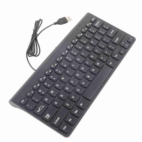 XUXHOU Combinazione di mouse tastiera ultrasottile per computer portatile PC, interfaccia plug e riproduzione USB per lavoro d'ufficio e intrattenimento, dimensioni compatte peso basso, adatto per
