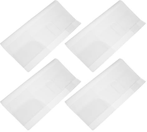 Sosoport 4 Stück Pvc Buchhülle für Journal und Planer mit Kratzfester Oberfläche und Fingerabdruckschutz Passend für 48k Wochenplaner für Büro und Arbeitstage