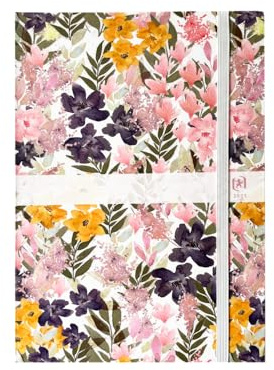 Oxford 100735840 Flowers Terminkalender Journalier Jahr 2019 15 x 21 cm rosa