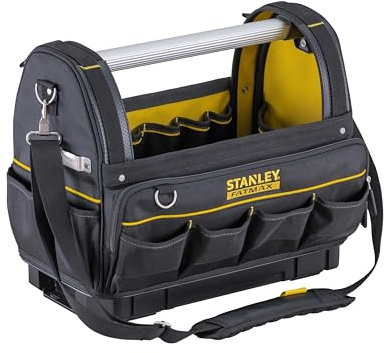 Stanley FMST83296-1 FatMax Carry Case (Spacious and Easy to Access, Waterproof Base, 30 kg Load Capacity, Made of Sturdy 600 Denier Nylon, Compatible with the TSTAK System)