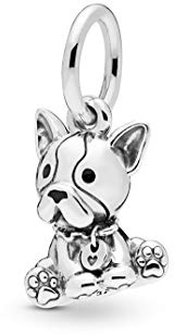 FGT Bulldog Dog S925 Dangle Charms fit Pandora Charm Bracelets Birthday Jewellery Gift for Women Daughter Sister Granddaughter Family