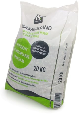 Höfer Chemie 20 kg Glasgranulat für Sandfilteranlagen 2-5 mm Körnung für | Pool und Schwimmbad