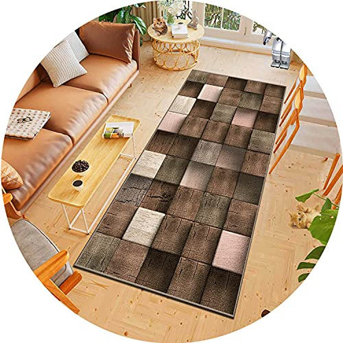 ACUY Tapis Chambre Couch 70x120cm Tapis Oriental Antidérapant & Anti-Glisse résistant Lavable pour Chambre, Cuisine, Descente de Lit