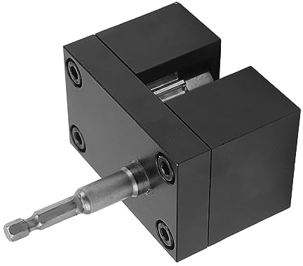 Fockety Crimpadora asistida de Impacto C5A2, Herramienta de deformación de conductos de Acero rápido para instalación de acondicionadores, Crimpadora asistida para deformación de conductos