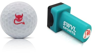 SWVL Sports Evil Devil Golfball-Stempel, groß