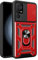 BEEJTUNY Funda para TCL 40 SE 4G/TCL 40SE 4G con Anillo de 360°, Carcasa Protectora con Cubierta de Lente, Funda Anticaída con Soporte Magnético. Rojo