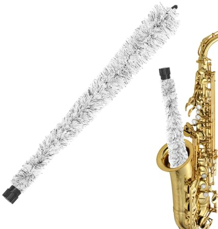Hisopo de limpieza para saxofón, hisopos de limpieza para saxofón alto, ultra absorbente, de algodón, antideslizante, accesorios de cuidado de instrumentos para estudiantes, profesores