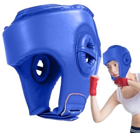 Husoiuy Casque De Protection | Casque De Boxe Enfant | Casque Réglable pour Protection des Oreilles, des Joues Et du Visage - pour Femmes Et Hommes, Entraînement Au Sparring, Boxe Et Arts Martiaux