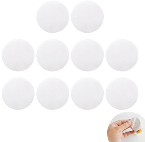 KUEEA 10 unidades de almohadillas adhesivas extrafuertes de doble cara, redondas y rectangulares, resistentes al agua y al calor, ideales para coche, casa y oficina, 40 x 1 mm