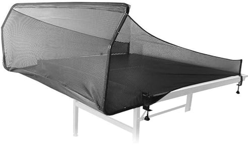 Red de Acero para Atrapar Pelotas de Tenis de Mesa, Robot de Tenis de Mesa, Red de Recolecció de Pelotas, para Practicar, Color Negro - 172 X 152 X 53 Cm