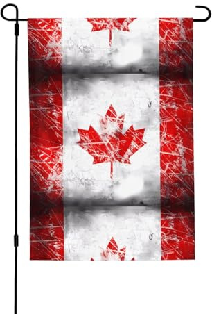 Bandiera retrò Canada. Adatta per interni ed esterni, perfetta per casa, giardino, eventi e manifestazioni patriottiche.