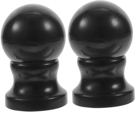 YOSADIER 2pcs Flag Pole Cap Ball Topper Replacement Parts for Outdoor Flag Pole Finial