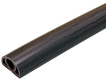 Canalina Passacavi Calpestabile, Passacavis, Materiale in PVC Resistente, Ignifugo, Adatto per Uffici Domestici o Ambienti Esterni(Black,800x2cm/315x0.8in)