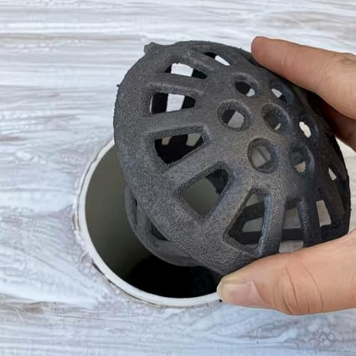 QSPNVFB Scarico A Pavimento Ghisa Per Tetto Terrazza, Anti-intasamento Cupola Filtri Di Drenaggio 7.5cm 11cm 16cm Griglia Scolo Acqua Piovana Esterno Patio(11cm/4inch)