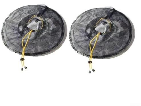 Lot de 2 chapeaux d'apiculteur camouflage avec filet de tête non amovible pour la défense des insectes lors d'applications extérieures prolongées (gris épais)