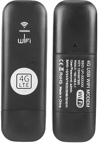 LICAEVEY Módem WiFi USB 4G LTE, Punto de Acceso Portátil de Viaje de Alta Velocidad de 150 Mbps con Ranura para Tarjeta SIM para Tableta, Computadora Portátil, Teléfono Inteligente,
