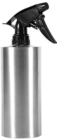 Fdit Spray Wasserkocher,304 Edelstahl Hand drücken Gießkanne Bewässerung Topf Spray Wasserkocher Flasche für Indoor Outdoor Gartenpflanzen Blume (550 ml)