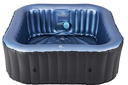 MSpa C-TE061 Tekapo (modelo 2021) para 6 personas, portátil, cuadrado, jacuzzi, burbuja, spa inflable