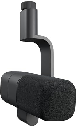 Logitech G Yeti Studio Active Dynamic XLR Broadcast Microphone for Gaming, ClearAmp Active Preamp, Dual-Diaphragm Capsule, Internal Shockmount - Black