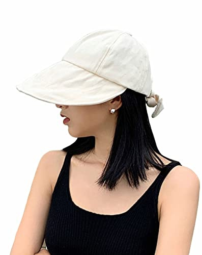 MAKFORT Sonnenhut Damen Sonnenschutz Strandhut Sommerhut Breite Krempe Sonnenmütze Frauen Faltbar Hut Outdoor Stoffhut