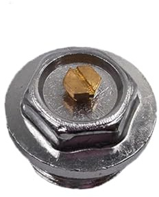 1Pcs 1/2 Bleeding Air Vent, Manual Radiator Air Vent Bleed Plug Valve Replacement Accessories for Heating System