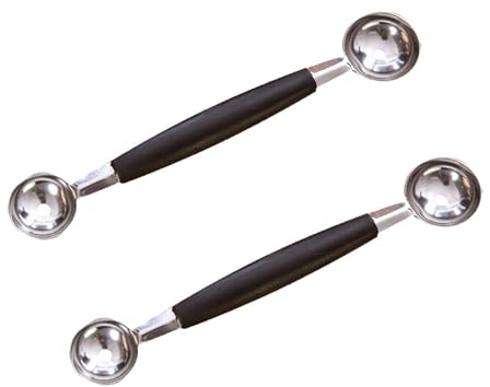Boules De Crème Glacée Aux Fruits à Double Extrémité, Cuillère à Melon, Petite Cuillère à Crème Glacée, Boules De Fruits, Boules De Viande Pour la Maison