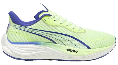 Puma Velocity Nitro 3 Running Shoes, Scarpe da Ginnastica Uomo, Mela frizzante/Lapislazzuli, 42.5 EU