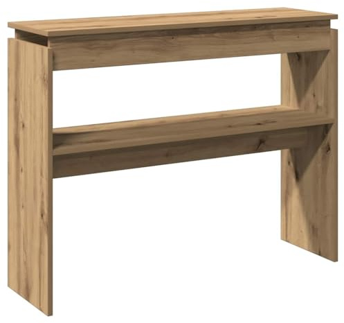 vidaXL Konsolentisch Artisan-Eiche 102x30x80 cm Holzwerkstoff