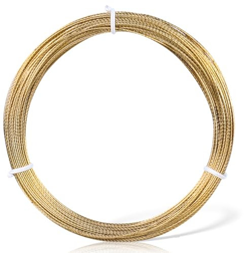 72 Feet(22m) Picture Hanging Wire 0.8mm Metal Hanging Wire Heavy Duty Metal Braided Picture Cord for Photo Frame Mirror Artwork Clock, Potted Plants, Chandelier