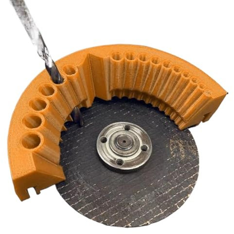 Yanayi Afilador de brocas, herramientas de afilado para amoladora de taladro, soporte multifuncional para afilador de brocas para amoladora de 125 mm