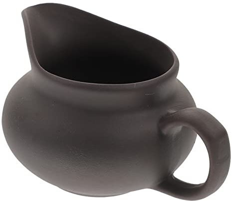 LIGIGWASH Jarra Para Calentar y Espumar Leche Tetera De Cerámica Vintage Para Casa y Fiestas