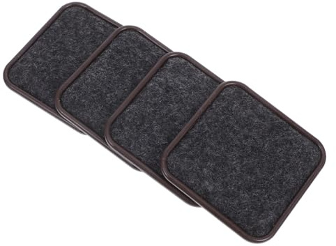 EXCEART 4pezzi Feltrini Antiscivolo Per Pavimento Per Letti e Facili Installare e Resistenti e