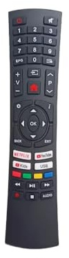 TNNBNT Télécommande Compatible avec Le téléviseur Qilive Smart LCD LED HDTV OLE24661HNDIB ODL32760HN-TAB ODL32760HNTAB OLE24661HN-DIB
