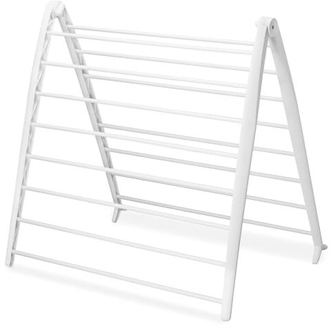 Portable Folding Clothes Drying Rack Compact Laundry nizer for Bathroom and Bathtub Space Saving Design for Efficient Drying and Storage