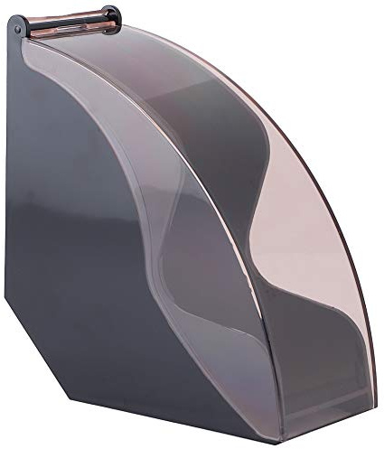 Porta carta da filtro per caffè Porta dispenser in acrilico a prova di polvere con coperchio Strumenti per caffè per Home Office Cafe Hotel