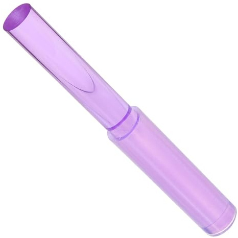 Abaodam Klangschalen Schlägel aus Acryl Leichter Tibetischer Mallet für Meditation und Yoga Tragbarer Zubehörstab für Kristallklangschalen Violett