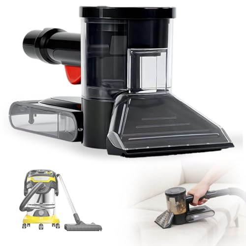Biigdan Cepillo Accesorio Cepillo para Aspiradora,Boquilla Universal con Pulverización Limpieza Profunda,Compatible con Kärcher 35 mm Seco/Mojado Aspiradores, Tapicería, Colchones, Alfombras