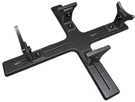 Fenteer Modellflugzeug-Malständer, Basishalterung, Hilfswerkzeug, Bastelwerkzeug, Modellbau-Halterung, Vorrichtung für Ausstellungszwecke, Hobbybastler, Schwarz