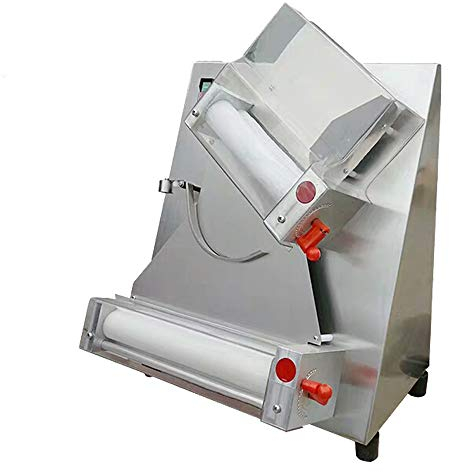 Electric Dough Roller Stainless Steel Sheeter 12 inch pizza Baking Pizza Dough Cutter for Kisok