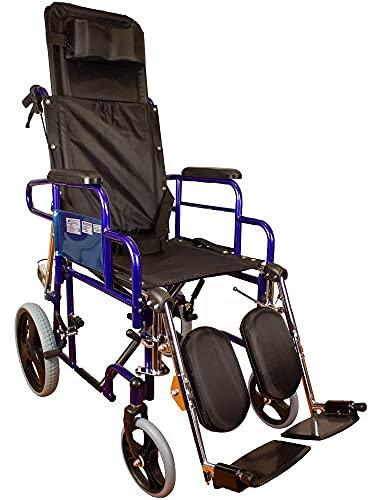 Mobiclinic, Sedia a rotelle, Esfinge, Marchio europeo, Pieghevole, Marcatura ce, Ortopedica, Freno sulle maniglie, Schienale e poggiapiedi reclinabili, Seduta 43 cm, Leggerissima, Colore nero