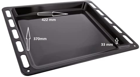 FIGEVIDA LECCARDA SMALTATA TEGLIA FORNO REX PER ELECTROLUX 42,2x37x0,33 CM ORIGINALE 3423981053
