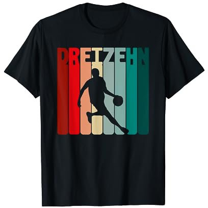 Geburtstagsshirt 13 Jahre Basketball 13. Geburtstag Jungen T-Shirt