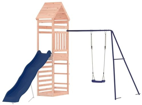 vidaXL Parque Infantil de Exterior Madera Maciza Douglas