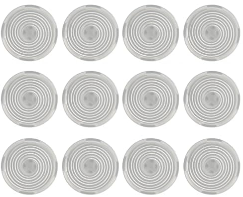 12 Cappucci per Pulsanti da 24 Mm per Pulsanti Meccanici Hitbox, Copritasti Trasparenti, Coperture per Pulsanti, Compatibili per Cherry, per TTC, per Interruttori