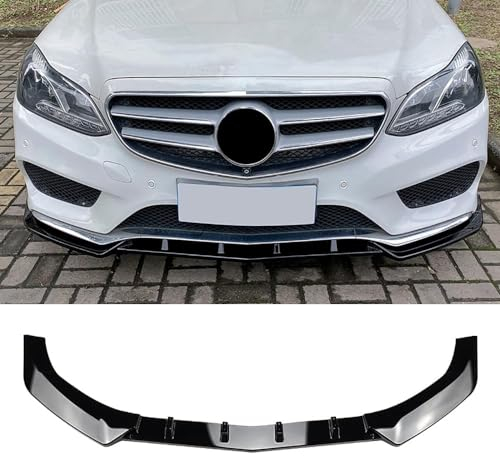 uULiit Auto Frontspoiler für Mercedes Benz E Klasse W212 2013 2014 2015 AMG Line Frontstoßstange Lippe Frontspoiler Lippen Stoßstangenlippe Front Unterstoßstangen Lippenspoiler,A