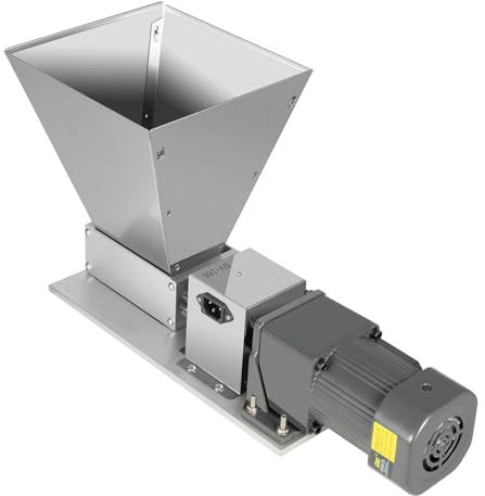 Levkitch Getreidemühle Elektrisch mit 4L Trichters Elektrische Mühle Edelstahl Kornquetsche Getreide Mühle Kommerzieller Motor Mahlstein Mühle Getreide für Nüsse Getreide Sojabohnen