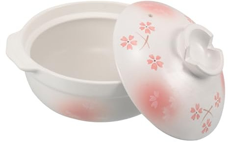 Cabilock Olla De Barro Japonesa Con Tapa Cazuela De Barro Hogar Utensilios De Cocina De Terracota Para Cocinar Para Preparar Sopa y Guisos El Comedor Familiar