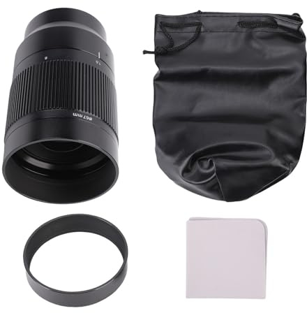 Zunate Objetivo réflex de 240 mm F5.6, Teleobjetivo de Fotograma Completo con Efecto Bokeh de Donut de Ensueño Enfoque Manual para Retratos para Cámaras sin Espejo con Montura Nex, A9,