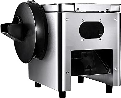 Affettatrice elettrica antiaderente per carne, professionale, 850 W, regolabile, spessore fetta, cubo, taglierina, certificato CE, FCC, CCC, PSE, ideale per uso domestico e ristorante