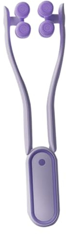 MUSISALY Gesichtsroller für Frauen Handlicher Gesichtsmassage Roller aus Abs und Pmma V-förmiges Design Angenehme Massage für Gesichtspflege